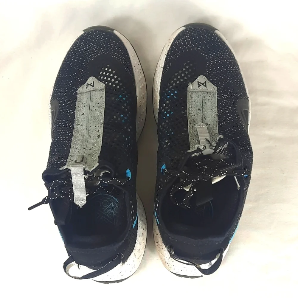 NIKE PG4 PAUL GEORGE Mens Shoes Size 4.5 black white gray blue CD5079-004